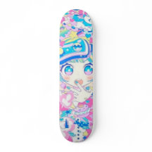 Anime Meisje Remix Schaats Deck