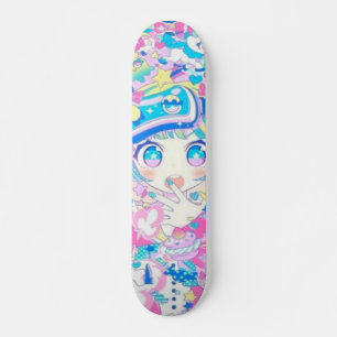 Anime Meisje Remix Schaats Deck Persoonlijk Skateboard