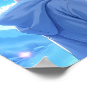 Anime Meisje Starlight Meer Portret Poster (Hoek)