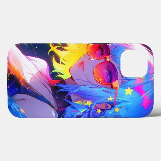 Anime Meisje Sterren Case-Mate iPhone Case (Achterkant (horizontaal))