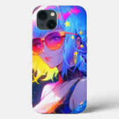Anime Meisje Sterren Case-Mate iPhone Case (Achterkant)