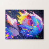 Anime Meisje Sterren Legpuzzel (Horizontaal)