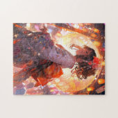 Anime Meisje Sterren Legpuzzel (Horizontaal)