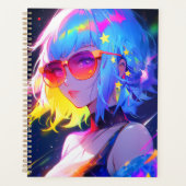 Anime Meisje Sterren Planner (Voorkant)