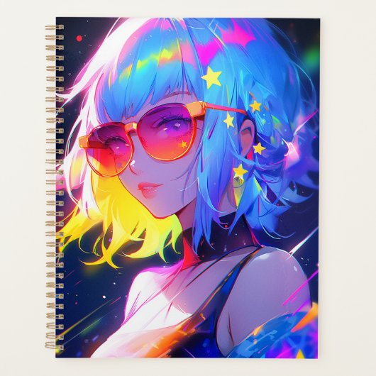 Anime Meisje Sterren Planner (Voorkant)