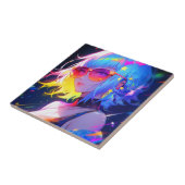 Anime Meisje Sterren Tegeltje (Zijkant)