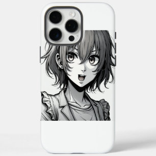 Anime Meisje – Stijlvol Modern Karakterontwerp iPhone 16 Pro Max Hoesje