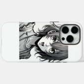 Anime Meisje – Stijlvol Modern Karakterontwerp Case-Mate iPhone Case (Achterkant (horizontaal))