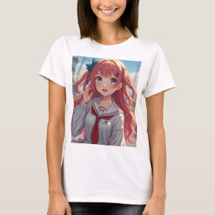 Anime meisje t-shirt