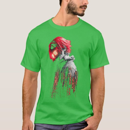 Anime meisje t-shirt (Voorkant)