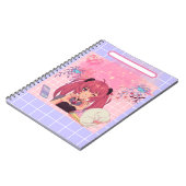 Anime meisje tonen liefde notitieboek (Linkerzijde)