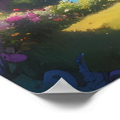 Anime Meisje uitzichten Vista Poster (Hoek)