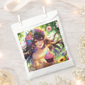  anime meisje verjaardag bedankzakje (Geknipt)