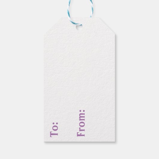 Anime Meisje Verjaardagstaart Cadeaulabel (Achterkant)