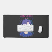 Anime meisje virtual reality bril Bureaumat (Keyboard & Muis)