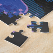Anime meisje virtual reality bril legpuzzel (Zijkant)
