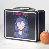 Anime meisje virtual reality bril Metal Lunch Box (In situ)