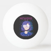 Anime meisje virtual reality bril Ping Pong Bal Pingpongbal (Achterkant)