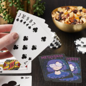 Anime meisje virtual reality bril Pokerkaarten (Insitu)