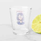 Anime meisje virtual reality bril Shotglas Shot Glas (Achterkant)
