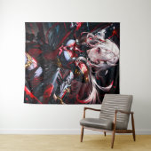 Anime Meisje Wandkleed (In Situ (horizontaal))