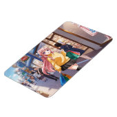 Anime Meisje Winkelen Magneet (Linkerzijde)
