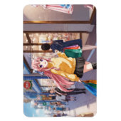 Anime Meisje Winkelen Magneet (Verticaal)