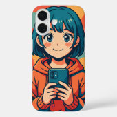 anime meisjes. Case-Mate iPhone case (Achterkant)