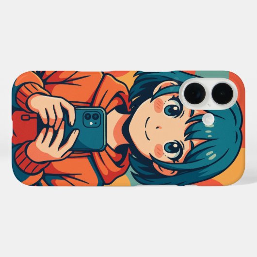 anime meisjes. Case-Mate iPhone case (Achterkant (horizontaal))