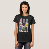 Anime Meisjes Mode Trio T-Shirt (Voorkant volledig)