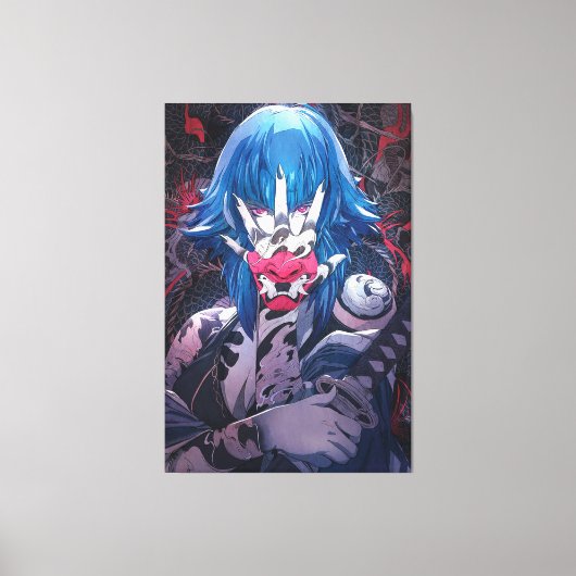 anime meisjes Premium Wrapped Canvas (Glans) Afdruk (Voorkant)