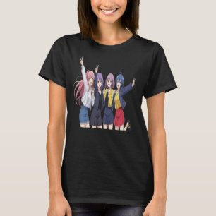Anime Meisjes Squad Vredesteken T-Shirt