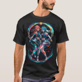 Anime meisjes T-shirt (Voorkant)