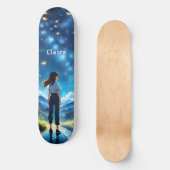 Anime Meisjesnaam Persoonlijk Skateboard (Voorkant)