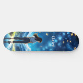 Anime Meisjesnaam Persoonlijk Skateboard (Horizontaal)