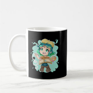 Anime Merch is gewoon een meisje dat van Anime en  Koffiemok