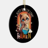 Anime Merch Kawaii Echt Liefde Ramen Japans Nood Keramisch Ornament (Rechts)