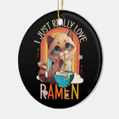 Anime Merch Kawaii Echt Liefde Ramen Japans Nood Keramisch Ornament (Links)