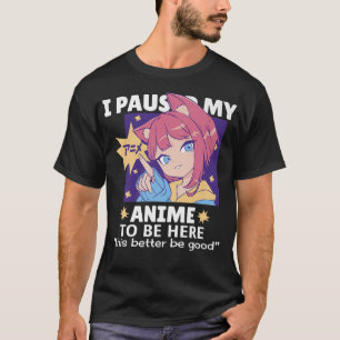 Anime Merch voor 10-meisjes Ik heb mijn animum ond T-shirt