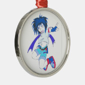 Anime Metalen Ornament (Rechts)