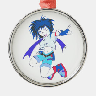 Anime Metalen Ornament