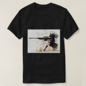 Anime Militaire Sniper Girl T-shirt (Design voorkant)