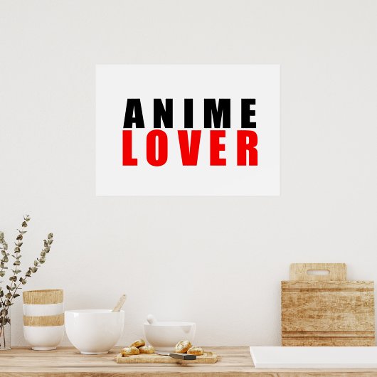 Anime-minnaar Poster (Keuken)