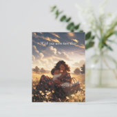 Anime moeder in een ochtendweide - Ultra hoog Briefkaart (Staand voorkant)