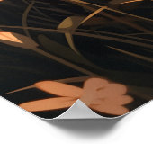 Anime moeder in een ochtendweide - Ultra hoog Poster (Hoek)