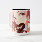 Anime-Mok Tweekleurige Koffiemok (Voorkant links)