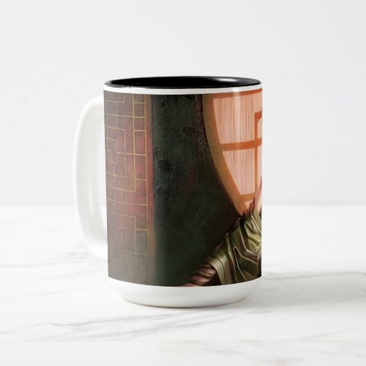 Anime-Mok Tweekleurige Koffiemok (Voorkant links)