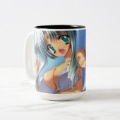 Anime-Mok Tweekleurige Koffiemok (Voorkant links)
