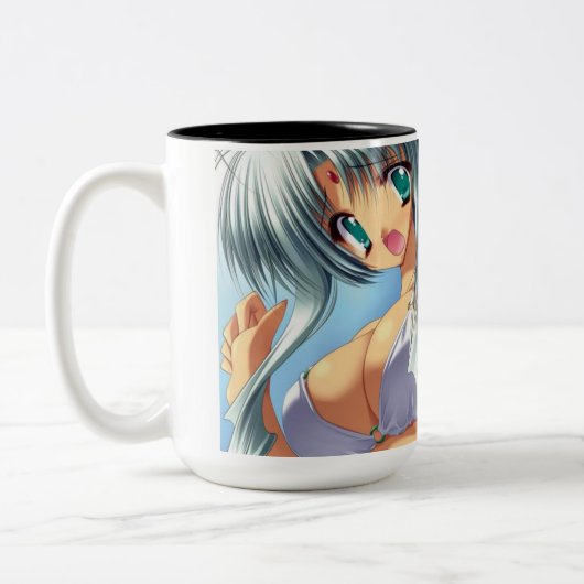 Anime-Mok Tweekleurige Koffiemok (Links)