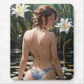 Anime mooi meisje Muismat (Voorkant)